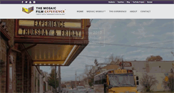 Desktop Screenshot of mosaicfilmexperience.com