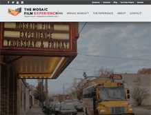 Tablet Screenshot of mosaicfilmexperience.com